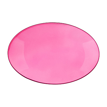 Мыльница для ванной Moroshka Bright Colors настольная стекло розовая (917-311-04)