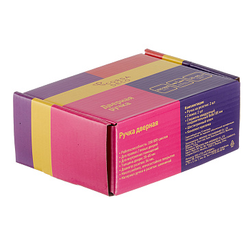 Ручка дверная Corsa Deco Maple круглая розетка золото