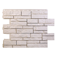 Панель фасадная Альта Профиль Шотландия Эко 680х560 мм кремовая