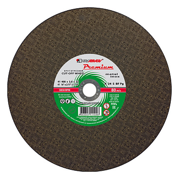 Круг отрезной по металлу Луга Premium 400х32х3 мм