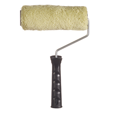 Валик полиакрил 180 мм d45 мм ворс 18 мм для водной основы с ручкой Hesler Leipzig