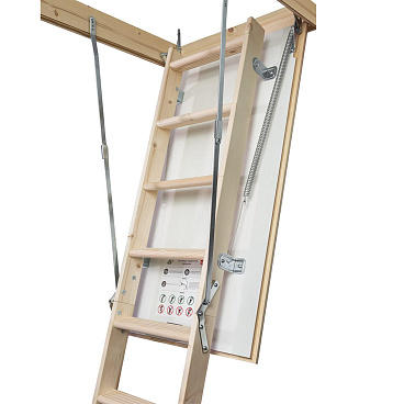 Лестница чердачная Dolle Prof 36 деревянная 60х120х285 см