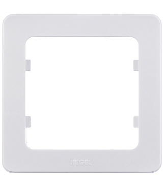 Рамка Hegel Master одноместная белая (Р401)