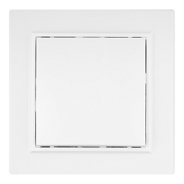 Выключатель EKF Минск одноклавишный встраиваемый белый с самовозвратом (ERV10-028-10)