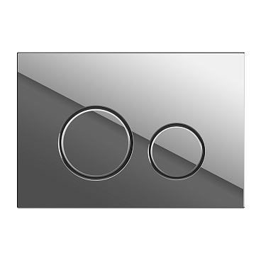 Клавиша смыва для инсталляций Cersanit Twins хром (63523)