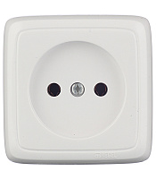 Розетка Hegel Alfa накладная белая (РА16-103)