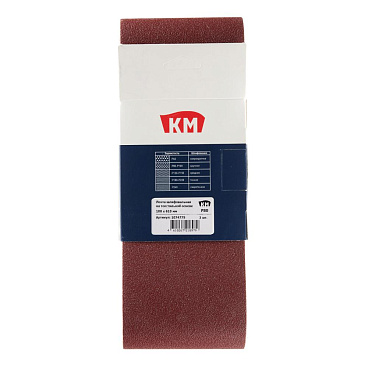 Лента шлифовальная бесконечная КМ Р80 100х610 мм (3 шт.)