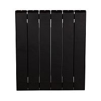 Радиатор биметаллический Rifar Supremo 500 мм 6 секций 3/4 боковое подключение антрацит