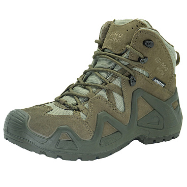 Ботинки рабочие замшевые утепленные со вставками из кордуры размер 42 оливковые E-Pro Special Mid Kevlar (139943)