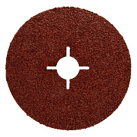 Круг фибровый шлифовальный по металлу Sait 125х22 мм P40 со шлицами