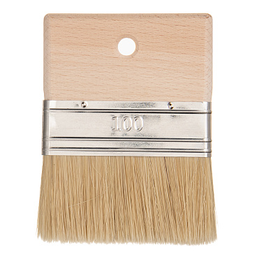 Кисть плоская смешанная щетина без ручки Wenzo 100х14 мм для красок на любой основе
