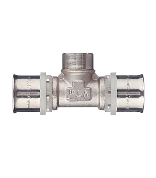 Тройник VALTEC (VTm.232.N.260426) 26(пресс) х 1/2 ВР(г) х 26(пресс)