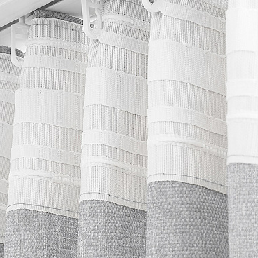 Штора рогожка пепельно-серая 200х270 см Волшебная Ночь Крафт (777129)