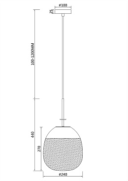 Подвесной светильник Maytoni P072PL-L5W3K
