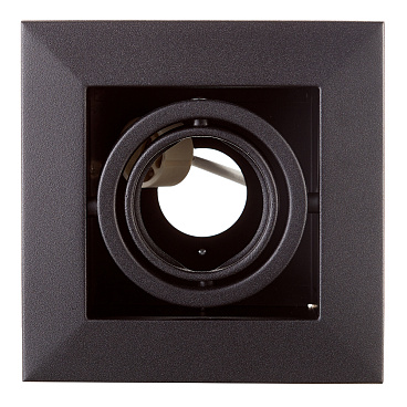 Спот потолочный встраиваемый Arte Lamp Cardani Piccolo GU10 50 Вт 1 кв.м черный IP20 (A5941PL-1BK)