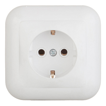 Розетка Svet Стиль встраиваемая белая (0214-00111)