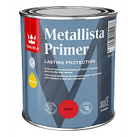 Грунт антикоррозионный Tikkurila/Tikkivala Metallista Primer беcцветный база С матовая 0,9 л