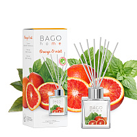 Аромадиффузор с палочками Bago home Апельсин с мятой 50 мл