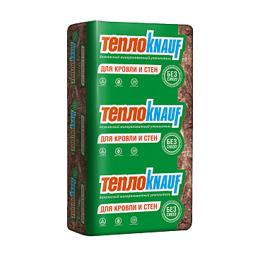 Утеплитель ТеплоKnauf Кровля/Стена/Пол (Коттедж) Плита 100х610х1230 мм 6 кв.м