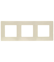 Рамка Legrand Etika трехместная слоновая кость (672513)