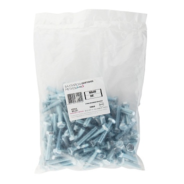 Болт оцинкованный M8x40 мм DIN 933 (2 кг)