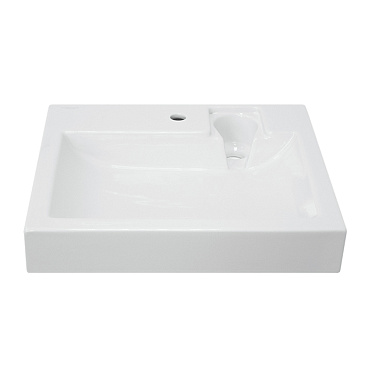 Раковина на стиральную машину Sanita Luxe Space 60х55 см (SPC55SLWB01)