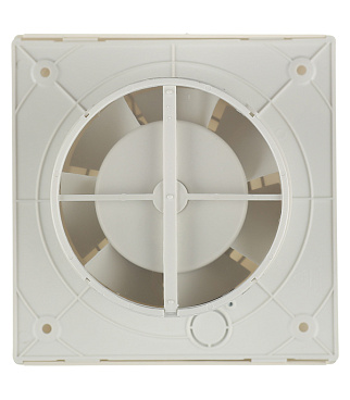 Вентилятор осевой Cata Silentis 10Т с таймером 140х140 мм d100 мм слоновая кость