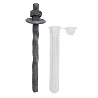 Комплект установки для химического анкера шпилька 10х150 мм гильза 16х85 мм Hard-Fix (2 шт.)