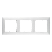 Рамка Legrand Suno трехместная алюминий (721513)