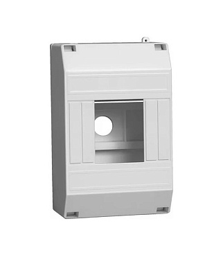 Щит распределительный навесной EKF PROxima КМПН 1/4 пластиковый IP20 130х90х65 мм 4 модуля белая