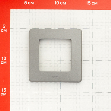 Рамка Legrand Inspiria одноместная дымчатая (673937)