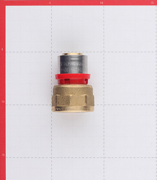 Соединитель прямой Tiemme 26(пресс) х 1 ВР(г)