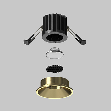 Встраиваемый светильник Technical DL058-7W4K-BS