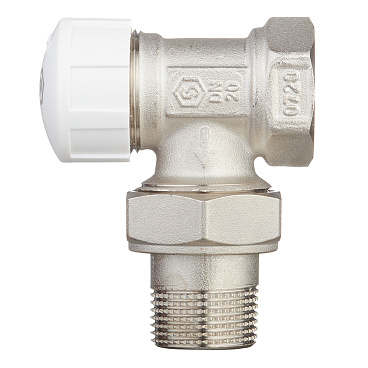 Клапан термостатический угловой Stout 3/4 НР(ш) х 3/4 ВР(г) для радиатора (SVT-0004-000020)