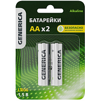Батарейка Generica Alkaline пальчиковый LR6 1,5 В (2 шт.) (ABT-LR06-ST-L02-G/4885)