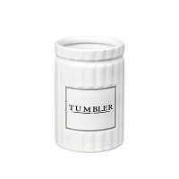 Стакан для ванной Zenfort Mona настольный керамика белый (106674)