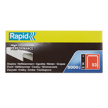 Скобы для степлера Rapid (11857050) тип 53 8 мм (5000 шт.)