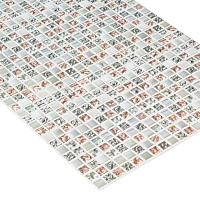 Панель ПВХ 960х480х3 мм цифровая печать Grace коллаж серый 0,46 кв.м