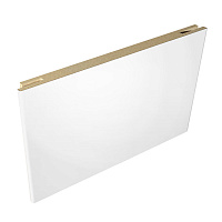 Доборная планка телескопическая Next 1 150х10х2150 мм ПВХ эмалит белая (1 шт.)