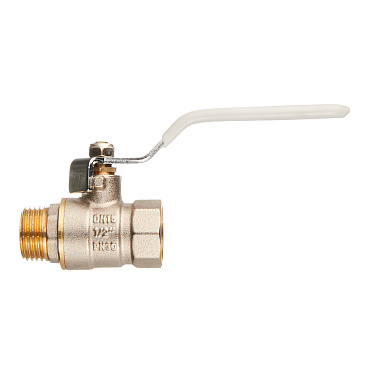 Кран шаровой латунный СТМ 1/2 ВР(г) х 1/2 НР(ш) ручка прямой