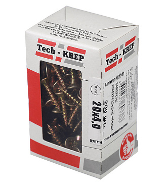 Саморезы универсальные 20x4,0 мм желтые (200 шт.)