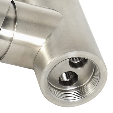 Смеситель для кухни Esko Kitchen сатин с высоким изливом однорычажный (K5)