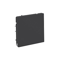 Выключатель DKC Kant одноклавишный встраиваемый черный уголь (7012103DIY)
