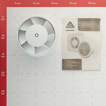 Вентилятор канальный Auramax VP d100 мм белый
