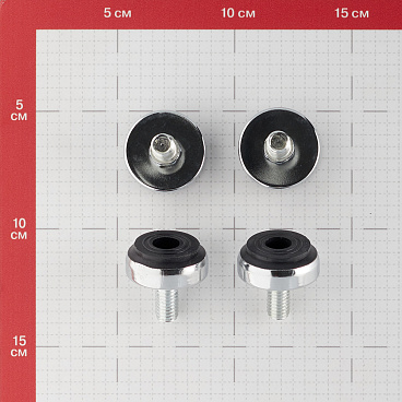 Подпятник к системе Joker M10 регулируемый хром (4 шт.)