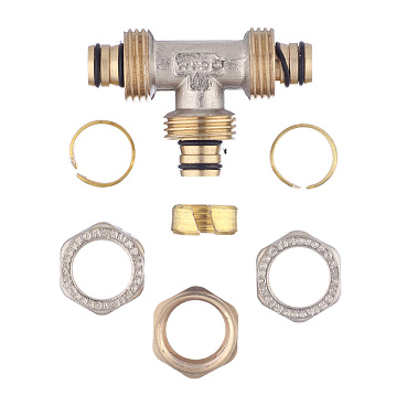 Тройник 16 обж(ц) х 16 обж(ц) х 16 обж(ц)