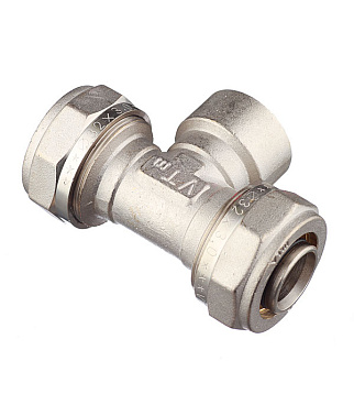 Тройник VALTEC (VTm.332.N.320632) 32 обж(ц) х 1 ВР(г) х 32 обж(ц)