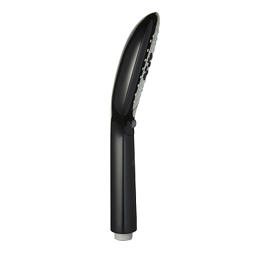 Лейка для душа Lemark 110х110 мм 3 режима без шланга пластик черная (LM1013Black)