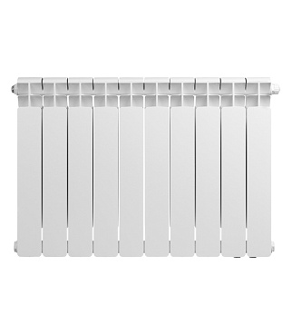 Радиатор биметаллический Rifar Base Ventil 500 мм 10 секций 3/4 нижнее правое подключение белый