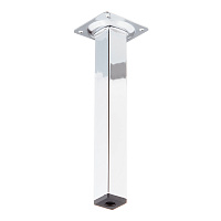 Ножка мебельная стальная 25х25х200 мм хром (1 шт.)